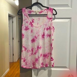 Boston proper sequined tank top